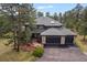 Charming two-story home featuring a three-car garage and professionally landscaped yard at 1423 Belford Ct, Evergreen, CO 80439