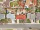 Aerial view of suburban home featuring a well-maintained backyard at 14867 E Harvard Ave, Aurora, CO 80014