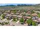 Aerial view of the beautiful neighborhood, mountain views, and surrounding landscape at 2263 S Loveland St, Lakewood, CO 80228