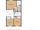 Floor plan detailing the layout of the upstairs bedrooms at 20858 E Progress Ave, Centennial, CO 80015