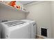 Convenient laundry area with modern washer and dryer units at 20858 E Progress Ave, Centennial, CO 80015