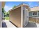 Exterior view of backyard storage shed at 20858 E Progress Ave, Centennial, CO 80015