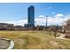 Enjoy scenic city views from this property, showcasing the skyline, bridges, and green spaces at 1700 Bassett St # 406, Denver, CO 80202