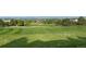 Scenic view of the lush green golf course and mountain range at 6323 S Sicily Way, Aurora, CO 80016