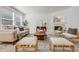 Bright living room offering a fireplace, a sofa, chairs, and bright, natural lighting at 1274 Meyerwood Ln, Highlands Ranch, CO 80129