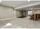 Finished basement with a bar and home gym at 1960 Wabash St, Denver, CO 80220
