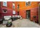 Charming backyard patio area with comfortable seating and string lights at 1165 N Pennsylvania St # G2, Denver, CO 80203
