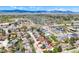 Beautiful aerial view showcasing the home's location and surrounding neighborhood with mountain views at 14533 W 69Th Pl, Arvada, CO 80004