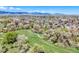 Aerial view of the area showcasing the natural landscape and walking paths at 14533 W 69Th Pl, Arvada, CO 80004