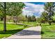Beautiful park with walking trails, playground, and lush greenery, perfect for outdoor activities and relaxation at 1606 Iris St, Broomfield, CO 80020