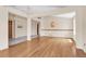 Spacious living room showcasing hardwood floors and neutral walls at 1606 Iris St, Broomfield, CO 80020