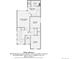 Floor plan of the second floor with three bedrooms, two bathrooms, a walk-in closet, and a hall at 10479 E 25Th Dr, Aurora, CO 80010