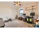 Versatile bedroom used as home office with built-in shelving at 23406 E 5Th Pl # 203, Aurora, CO 80018