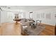 Spacious game room with a billiard table, comfortable seating, and modern lighting at 2025 Fenton St, Edgewater, CO 80214