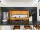 Modern kitchen featuring sleek cabinetry, a large island with seating, and high-end appliances for a chef-inspired cooking experience at 2025 Fenton St, Edgewater, CO 80214