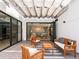 Stylish outdoor patio with comfortable furniture and an open view to the interior at 2025 Fenton St, Edgewater, CO 80214