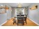Cozy dining room features a modern light fixture and an inviting eat-in space at 12821 W 60Th Ave, Arvada, CO 80004