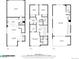 Complete home floor plan with layouts for each floor, highlighting room dimensions at 12242 W 56Th Pl, Arvada, CO 80002
