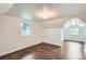 Bedroom with vaulted ceilings and window that brings in natural light at 7957 Elm St, Louviers, CO 80131