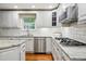 Well-appointed kitchen with stainless steel appliances, granite countertops, and white subway tile backsplash at 6219 S Krameria St, Centennial, CO 80111