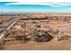 A high angle view of a large lot, home, and outbuildings at 18199 E 160Th Ave, Brighton, CO 80601