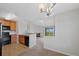 Open floorplan view of the kitchen and living room at 23451 E 5Th Dr # 203, Aurora, CO 80018