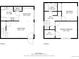 Two-story floor plan showcasing the layout of the first and second floors, including room dimensions at 9255 E Lehigh Ave # 194, Denver, CO 80237