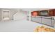 Finished basement with stairs, a spacious layout, and an entertainment center at 5991 S Eudora Way, Centennial, CO 80121