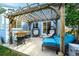 Inviting patio with stylish pergola, comfortable seating, and outdoor dining area perfect for entertaining at 9765 Merimbula St, Highlands Ranch, CO 80130