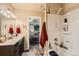 Bathroom with a shower and a sink vanity, offering a modern and functional design at 333 Mesa St, Brighton, CO 80601