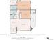 Floor plan showing a spacious layout with 2 bedrooms and a patio at 8600 E Alameda Ave # 13-108, Denver, CO 80247