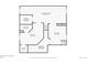 Basement floor plan layout highlighting a recreation room, bedroom, bathroom and utility area at 3080 Madison Ln, Broomfield, CO 80023