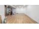 Spacious unfinished basement area with laminate flooring and ample room for customization at 15785 W Second Ave, Golden, CO 80401
