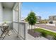 Inviting front porch with seating, offering a relaxing outdoor space with lovely neighborhood views at 42853 Ivydel St, Elizabeth, CO 80107