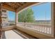 Outdoor balcony with railings overlooking a distant view, great for relaxation at 6017 Castlegate Dr # F15, Castle Rock, CO 80108