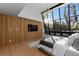 Modern bedroom with large windows and hardwood floors at 7177 W 8Th Ave, Lakewood, CO 80214