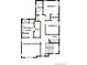 Detailed floor plan showcasing the layout of the owner's suite, bedrooms, and utility areas at 21234 E 63Rd Dr, Aurora, CO 80019