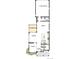 Floor plan for the first floor of a two-story single Gathering home at 21234 E 63Rd Dr, Aurora, CO 80019