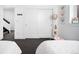 Bedroom features twin beds, carpet and double door closet at 5969 S Humboldt Ct, Centennial, CO 80121
