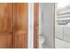 Updated laundry area includes a washer/dryer, shelving and storage in a bright and airy room at 3740 Iris Ave # B, Boulder, CO 80301
