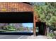 View of the street and mountains from underneath the bridge at 230 W Jamison Cir # 31, Littleton, CO 80120