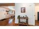 Inviting entryway with hardwood floors and stylish decor at 6361 S Spotswood Cir, Littleton, CO 80120