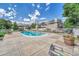 Inviting community pool and lounge area with a pristine pool and patio at 8055 E Colorado Ave # 8, Denver, CO 80231