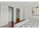 Spacious bedroom with a large closet and additional storage, providing ample space at 8260 Washington St # 78, Denver, CO 80229