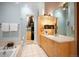 Stylish bathroom with modern fixtures, white tile, and a spacious vanity offers a spa-like experience at 1720 Wazee St # 3B, Denver, CO 80202