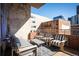 Relaxing outdoor patio showcasing comfortable seating and a serene atmosphere, ideal for unwinding at 1720 Wazee St # 3B, Denver, CO 80202