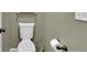 A clean, standard toilet, offering functionality in a compact space at 10882 Bullock Ct, Parker, CO 80134