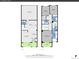 Complete floorplan of both levels, featuring bedrooms, bathrooms, kitchen, and living room at 9085 E Phillips Dr, Centennial, CO 80112