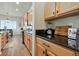 Well-appointed kitchen featuring granite countertops and modern stainless steel appliances at 15506 Short Line Ct, Monument, CO 80132