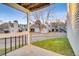 Small patio with view of other units and yard at 13651 E Yale Ave # C, Aurora, CO 80014